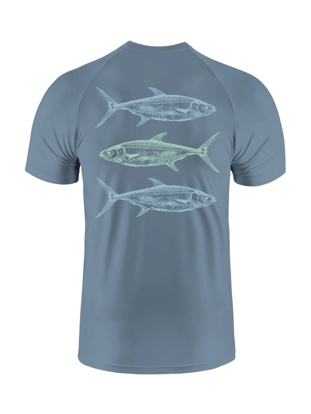 The Sea Trio Under Moonlight UPF Tee