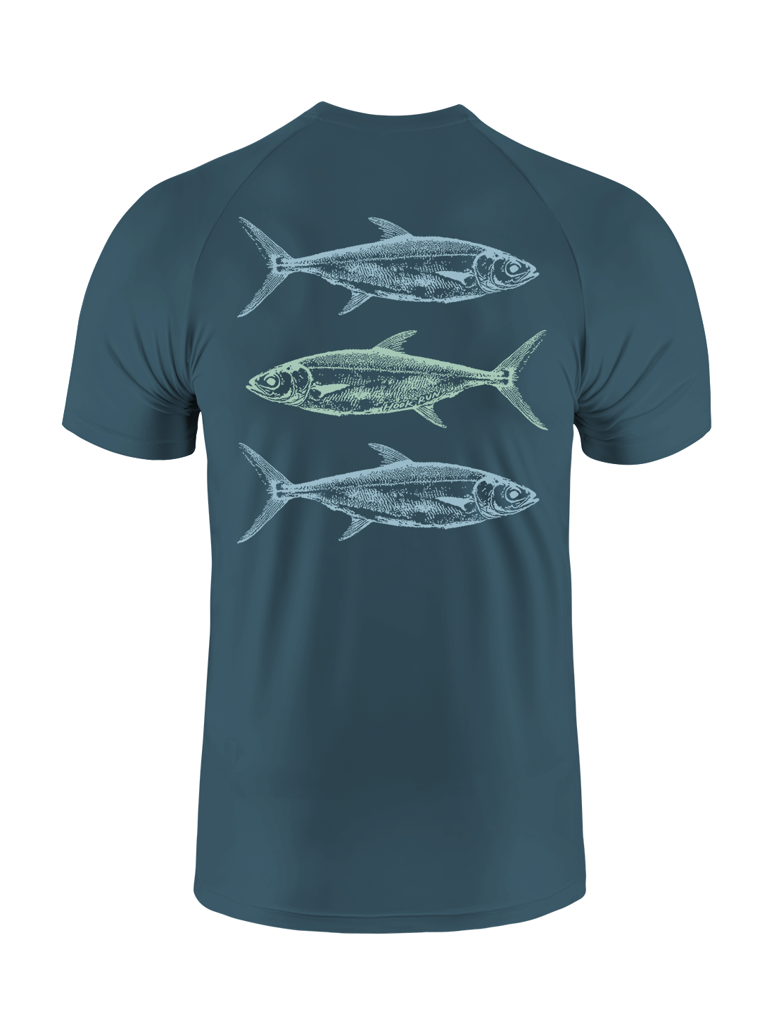 The Sea Trio Under Moonlight UPF Tee