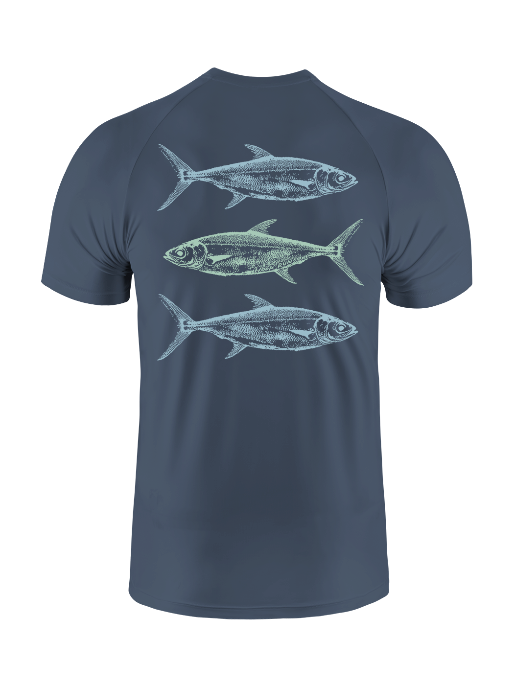The Sea Trio Under Moonlight UPF Tee