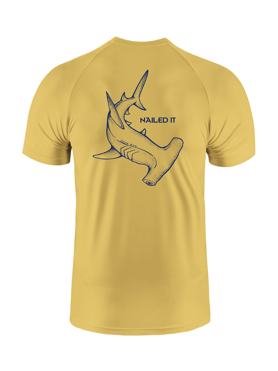 Nailed It Funny Hammerhead Shark UPF Tee