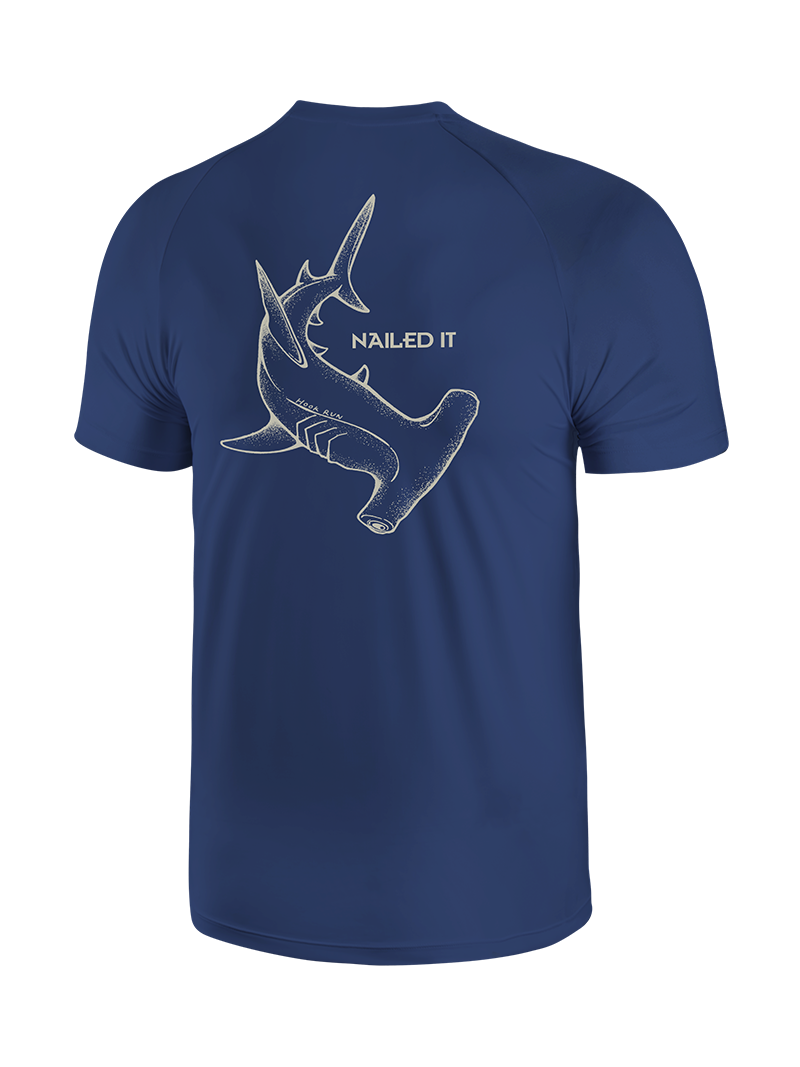 Nailed It Funny Hammerhead Shark UPF Tee