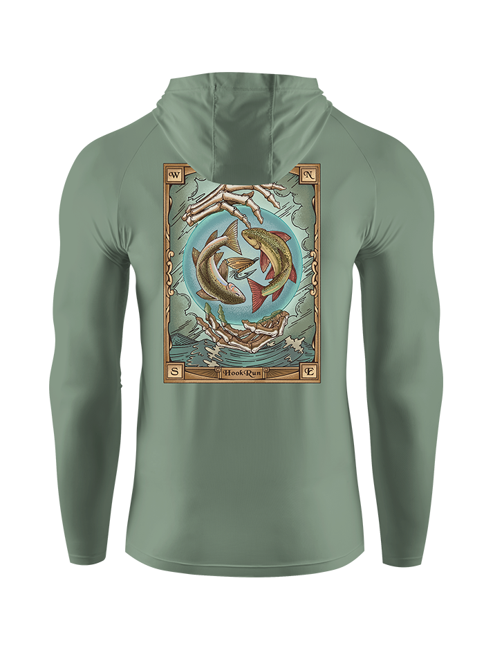 The Circle of Life Enchanted Trout UPF Hoodie