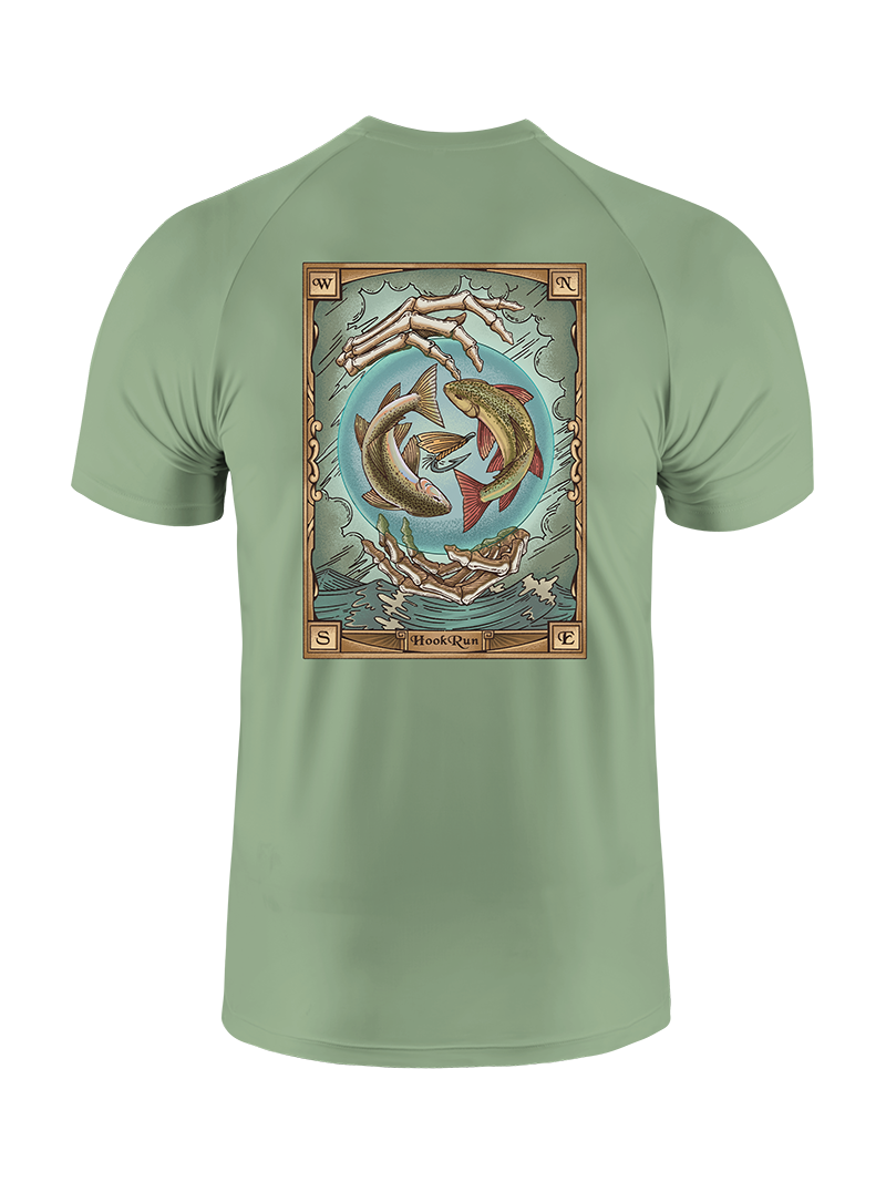 The Circle of Life Enchanted Trout UPF Tee