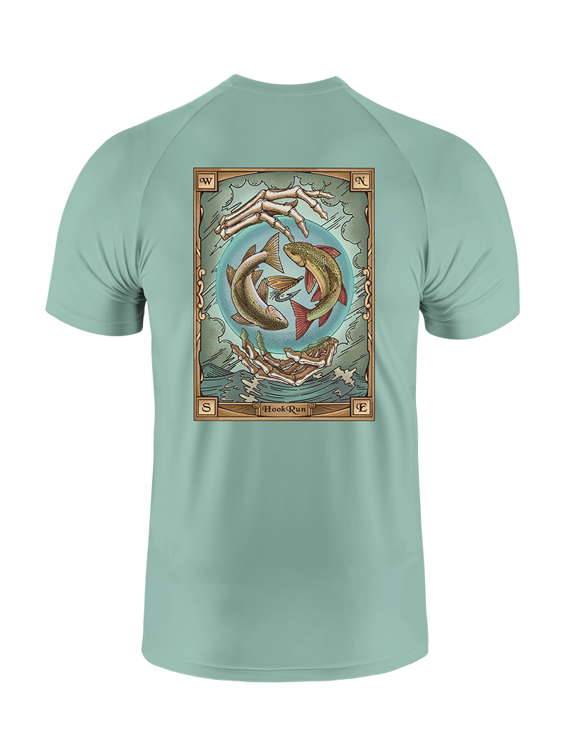 The Circle of Life Enchanted Trout UPF Tee