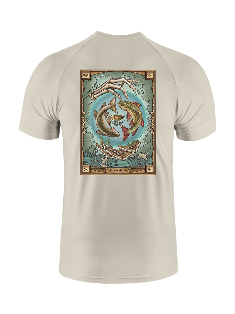The Circle of Life Enchanted Trout UPF Tee