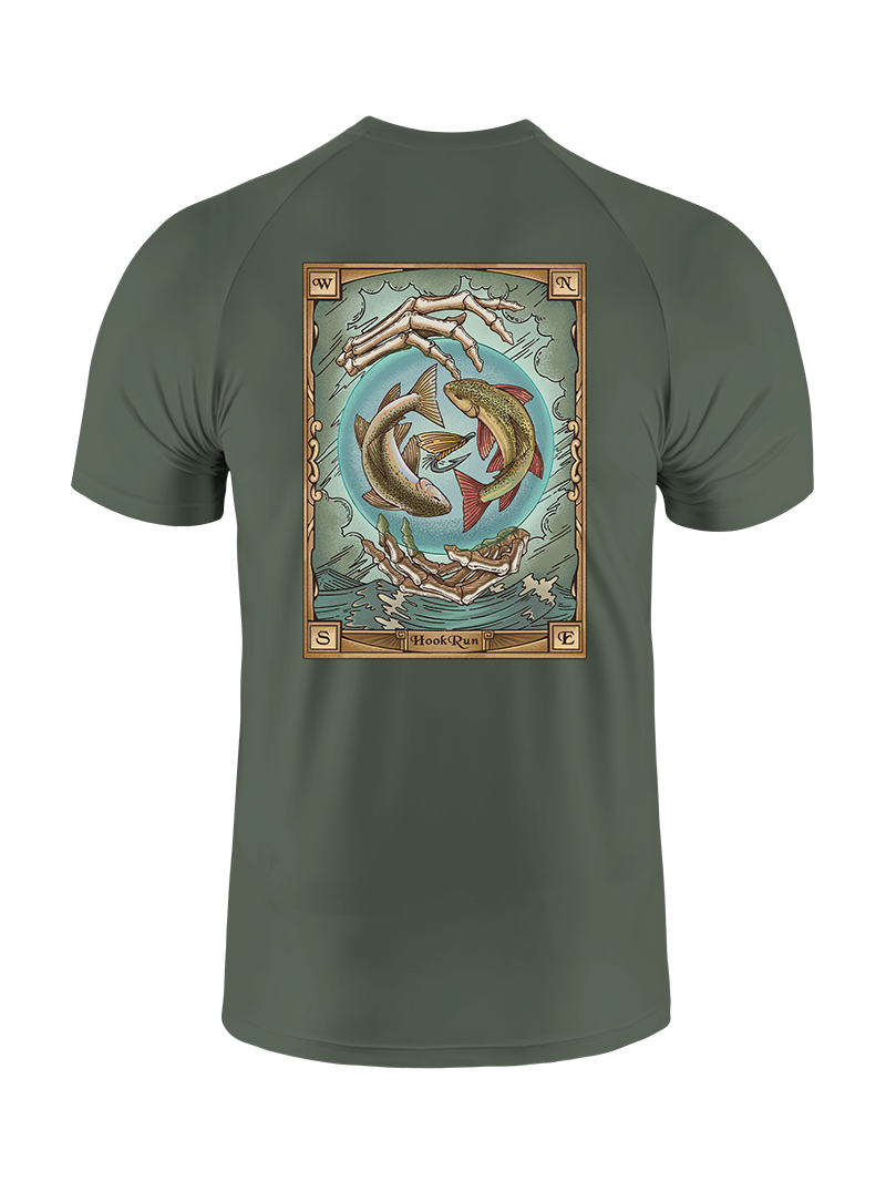 The Circle of Life Enchanted Trout UPF Tee