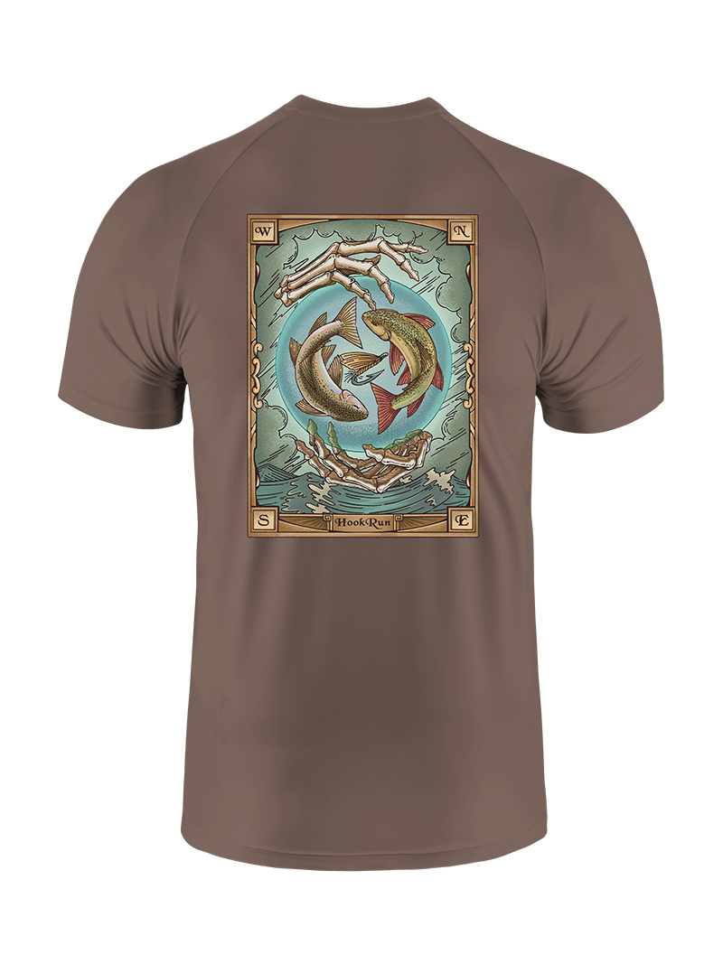The Circle of Life Enchanted Trout UPF Tee