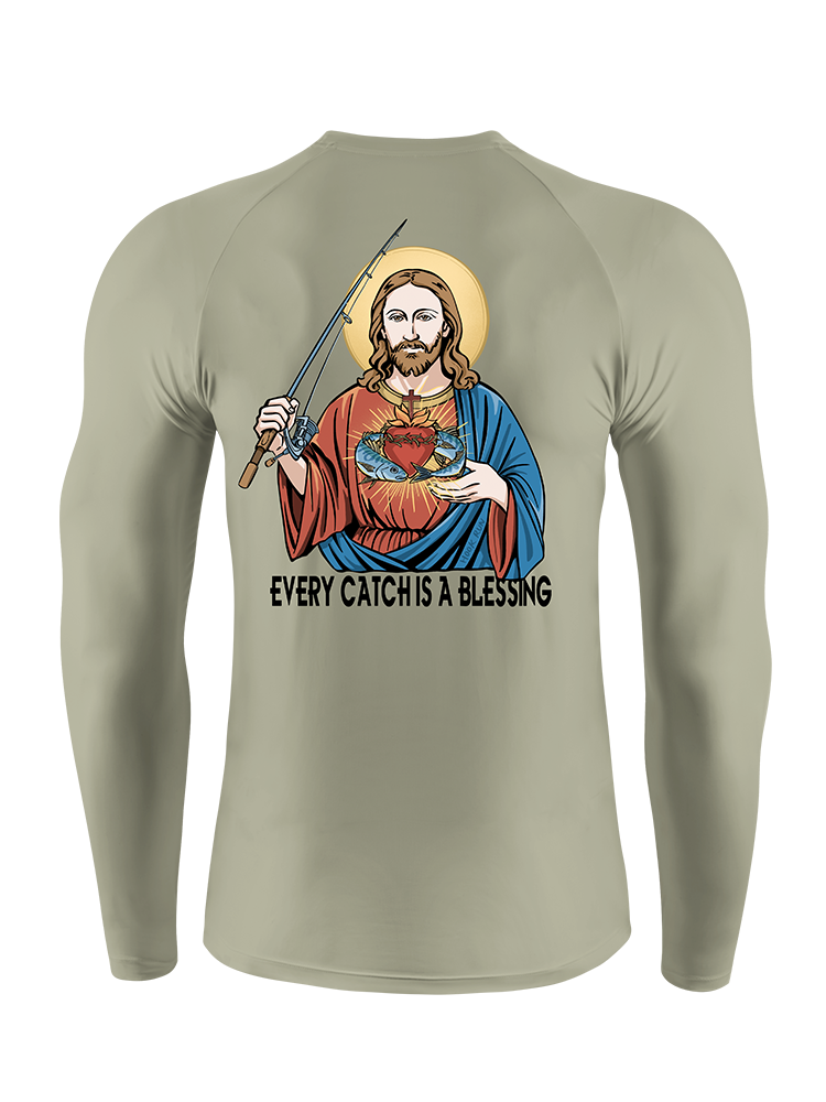 Every Catch Is a Blessing UPF Long Sleeve Shirt