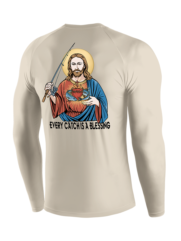 Every Catch Is a Blessing UPF Long Sleeve Shirt