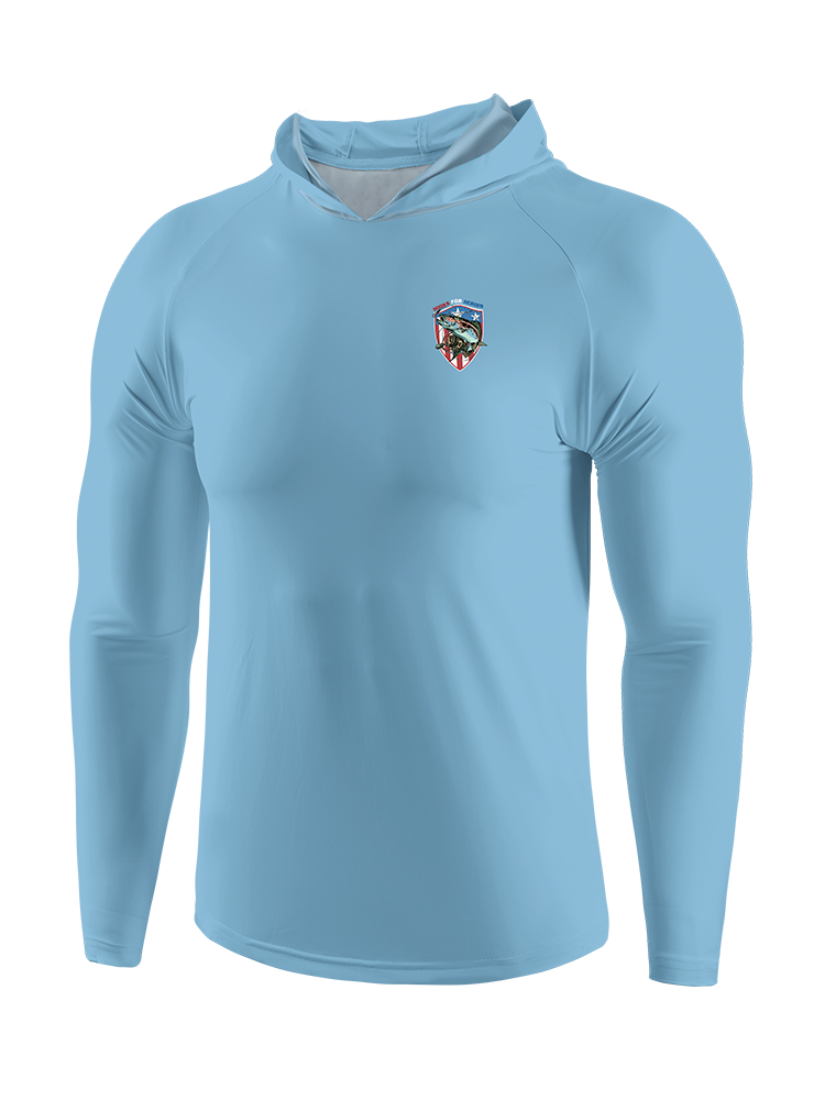Hooks for Heroes Shield UPF Hoodie