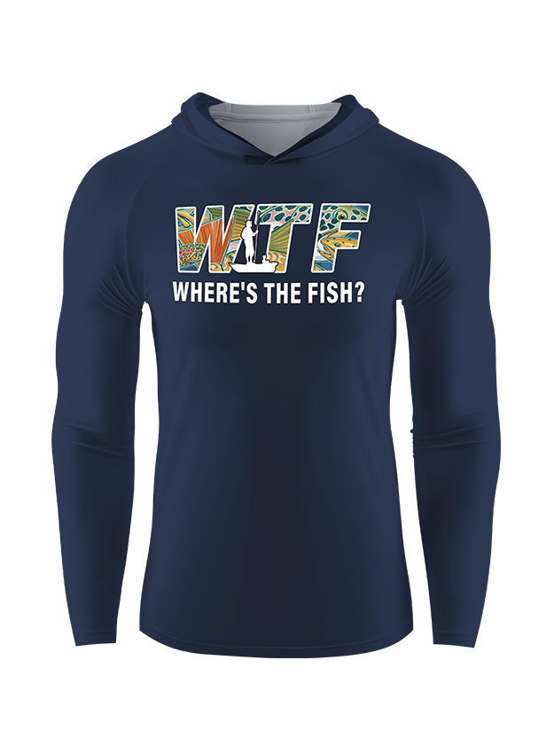 Where is The Fish Funny UPF Hoodie
