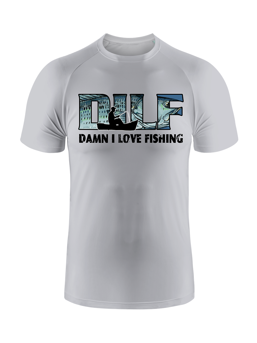 Damn I love Fishing Humor UPF Tee