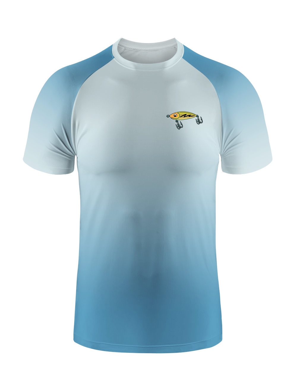 Hooked on a Day Off Gradient Fishing Tee