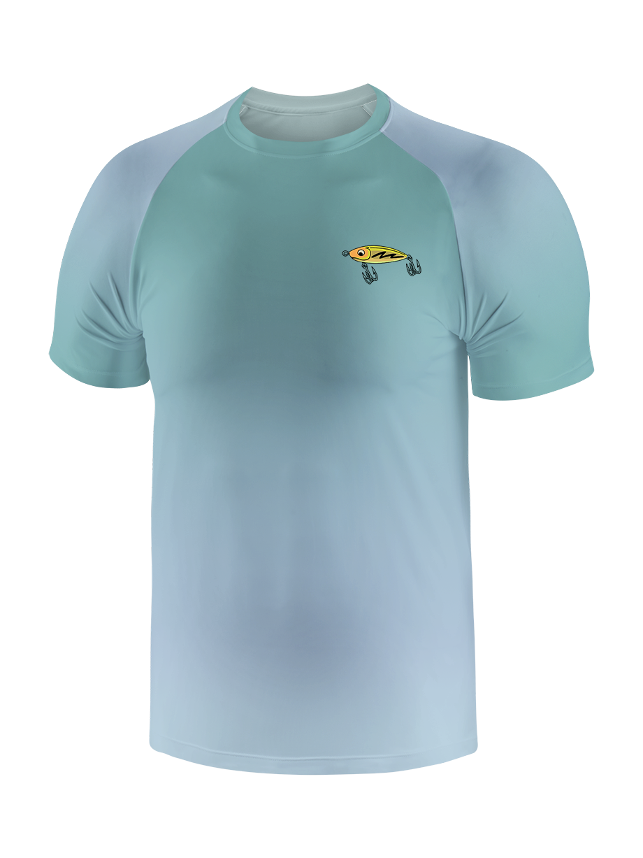 Hooked on a Day Off Gradient Fishing Tee