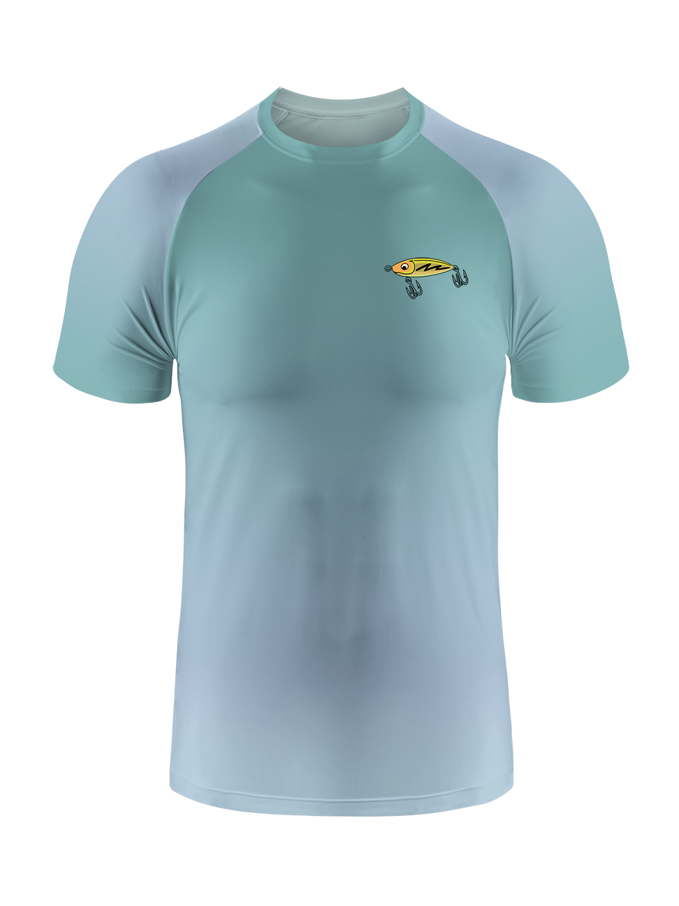 Hooked on a Day Off Gradient Fishing Tee