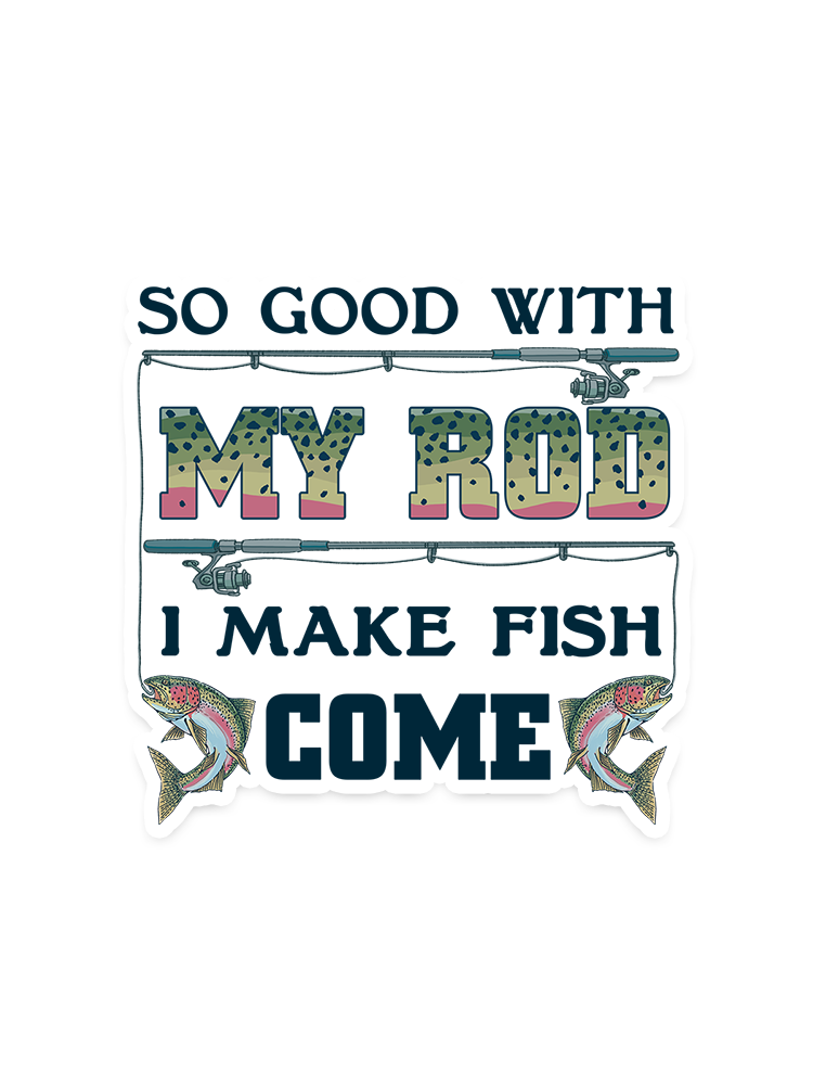 Master of the Rod Sticker