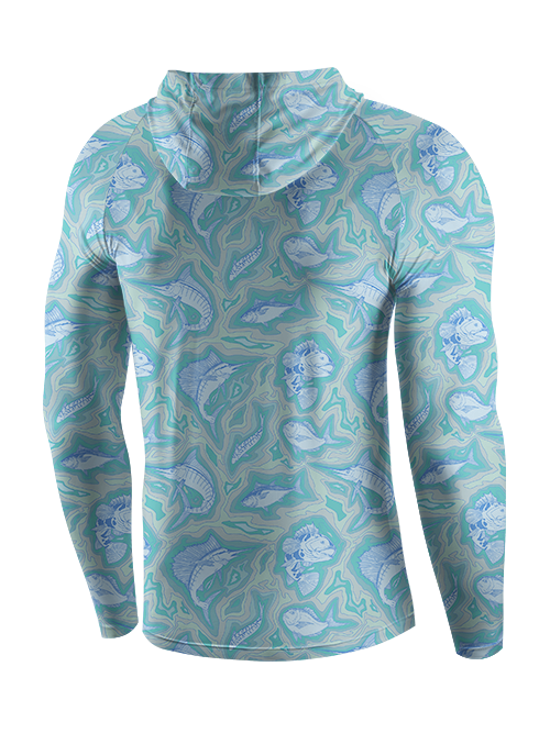 Key West Fish Set UPF Hoodie