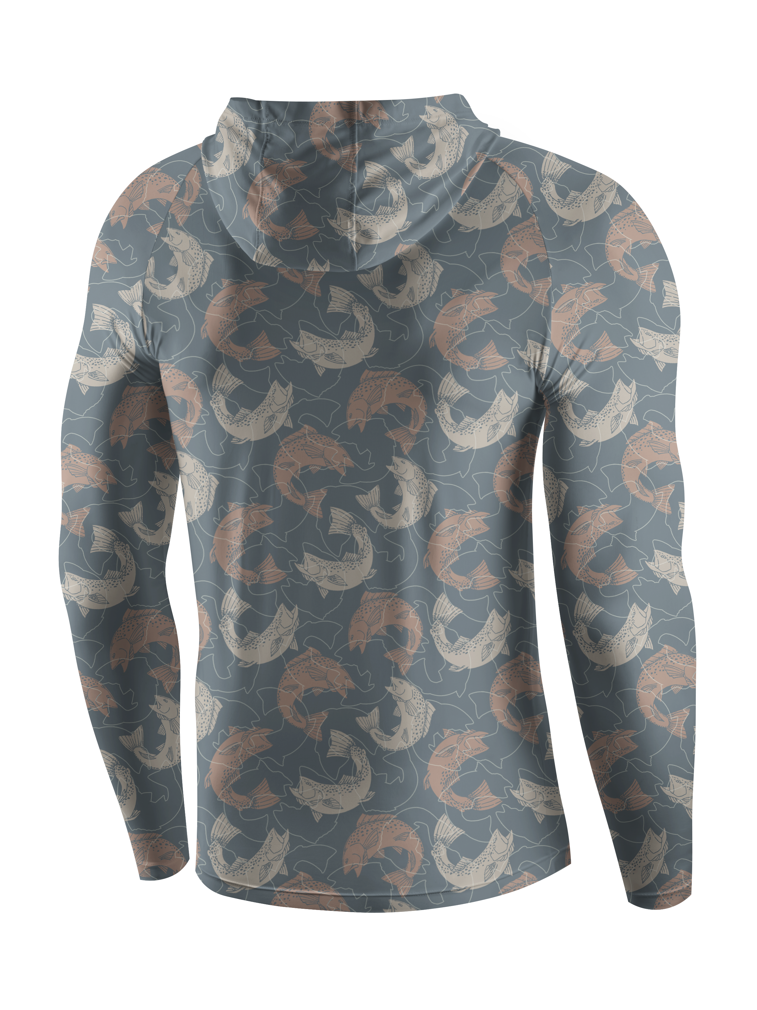 Trout Play Harbor UPF Hoodie