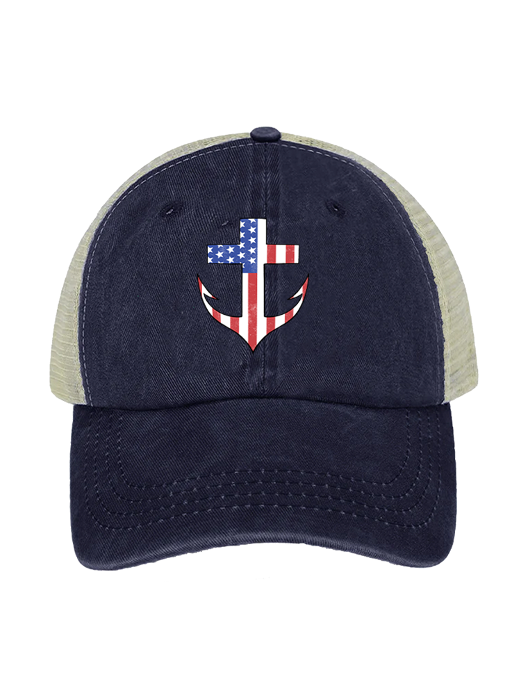 Leap of Faith Unisex Vintage Washed Meshback Hat