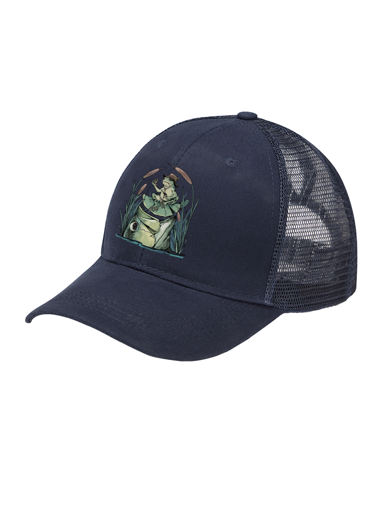 There's Always a Bigger Fish Mesh Velcro Hat