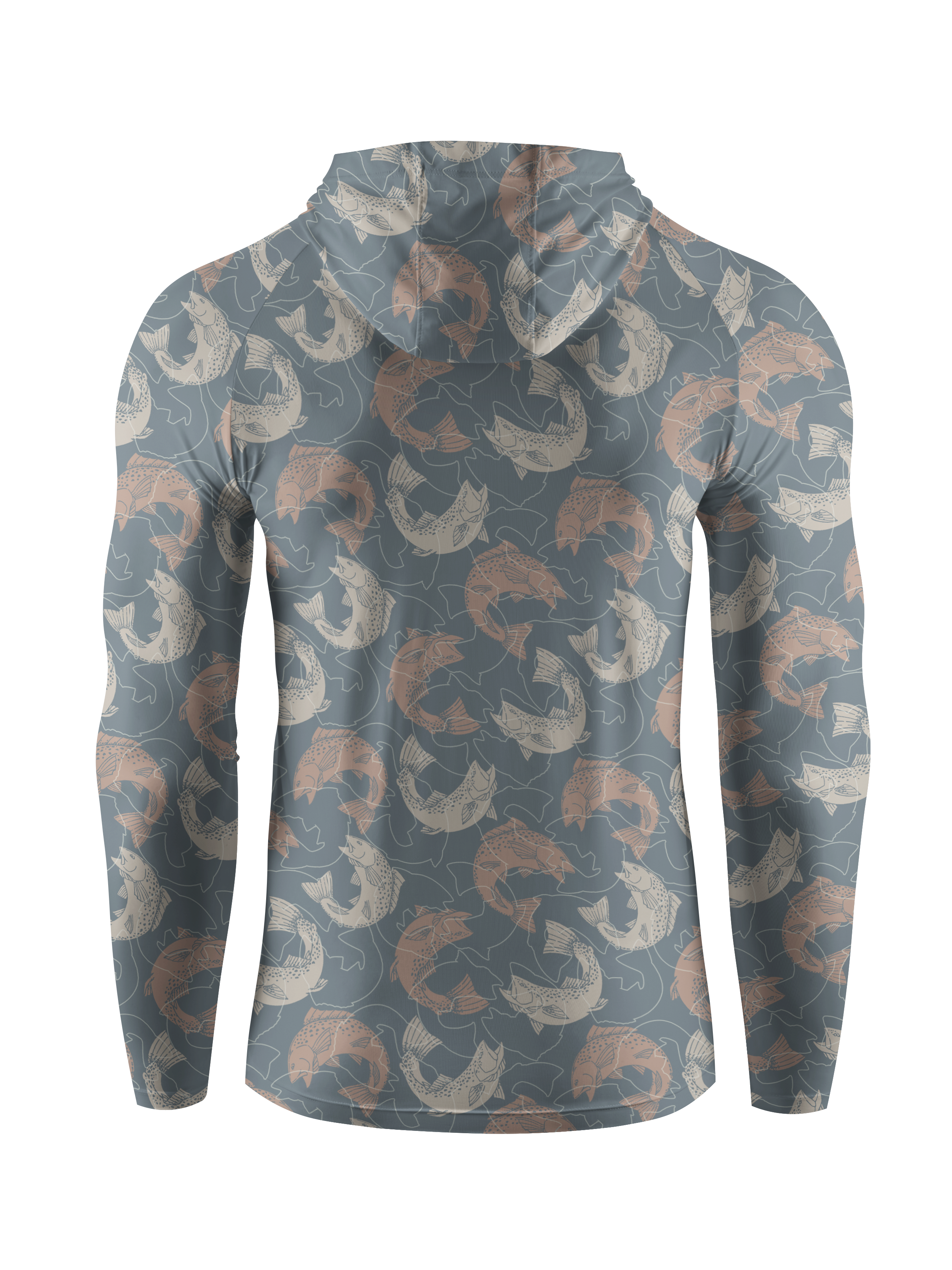 Trout Play Harbor UPF Hoodie
