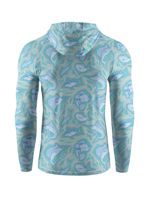 Key West Fish Set UPF Hoodie