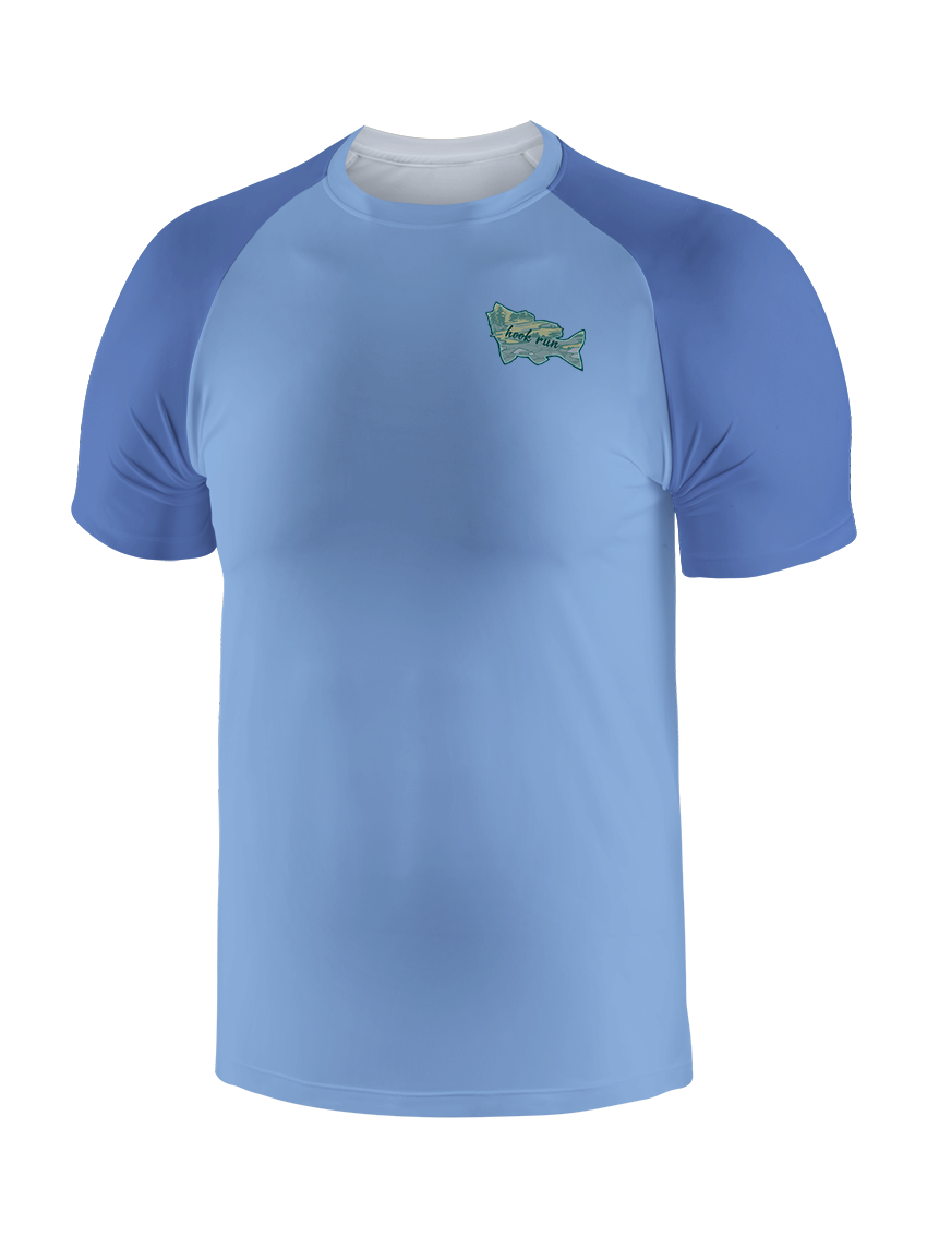 Clear Lake Bass Lures Vibrant Fishing Tee