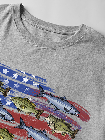 Catch More Than Fish Vintage Cotton Tee