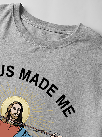Jesus Made Me a Fisher of Men Vintage Cotton Tee