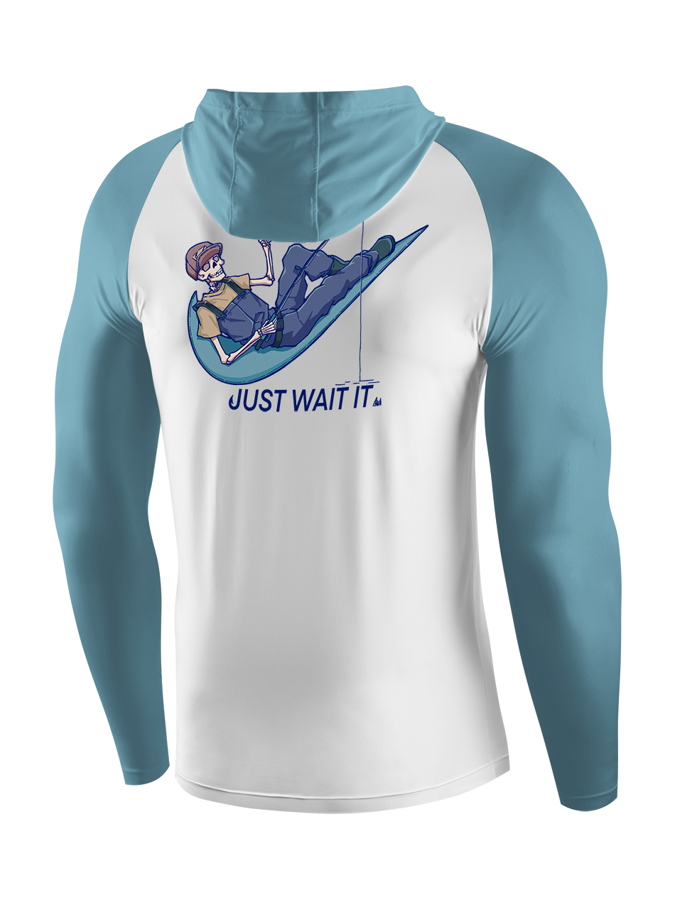 Just Wait It UPF Hoodie
