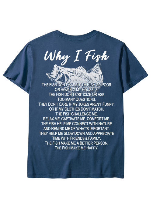 The Reasons Why I Love Fishing Unisex Classic Cotton Tee