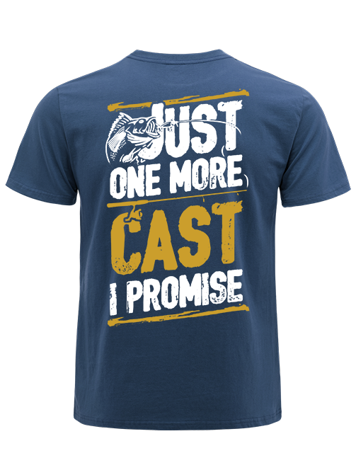 Just One More Cast Fishing Unisex Classic Cotton Tee