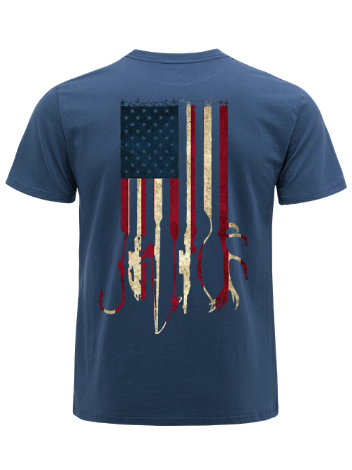 Outdoor Patriot  Fishing & Hunting Adventure Unisex Classic Cotton Tee