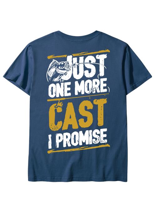 Just One More Cast Fishing Unisex Classic Cotton Tee