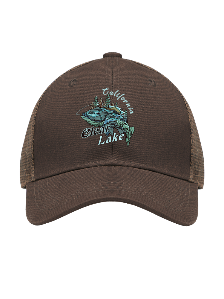 Reel Moments at Clear Lake Mesh Velcro Hat