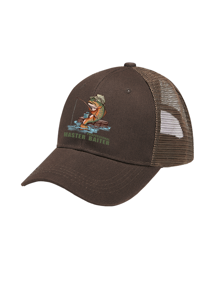Professional Master Baiter Mesh Velcro Hat