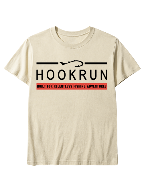 Hookrun Built For Relentless Fishing Adventures Unisex Classic Cotton Tee