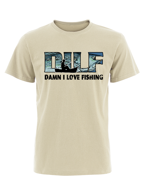 Damn I love Fishing Humor Unisex Classic Cotton Tee