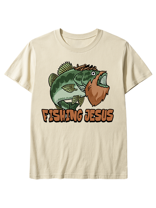 The Savior of the Catch Fishing Jesus Unisex Classic Cotton Tee