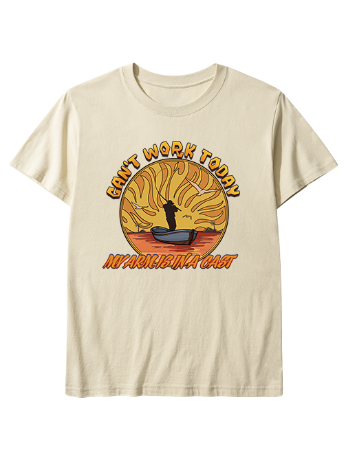 Can't Work Today My Arm's in a Cast  Unisex Classic Cotton Tee