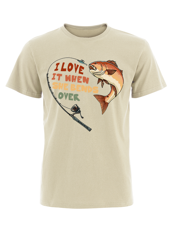 I Love It When She Bends Vintage Cotton Tee