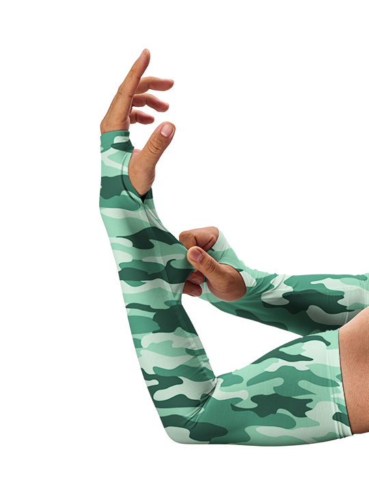 Classic Fashion Camo Full Print Sun Protection Arm Sleeves