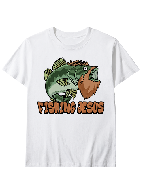 The Savior of the Catch Fishing Jesus Unisex Classic Cotton Tee