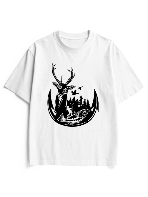 Wild Pursuits Fishing and Hunting Heavyweight Cotton T-Shirt