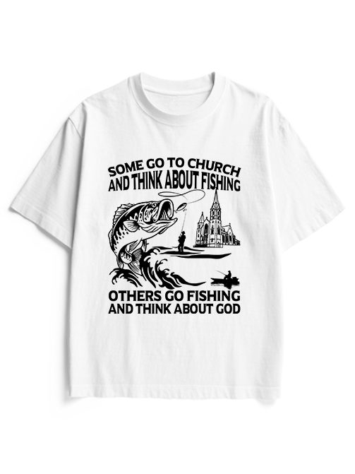 Faith & Fishing Reflective Moments Heavyweight Cotton T-Shirt