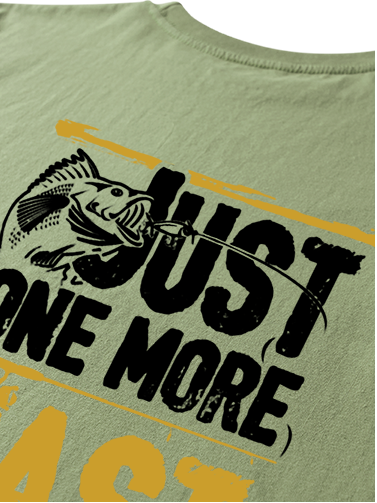 Just One More Cast Fishing Unisex Classic Cotton Tee