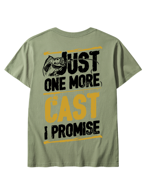Just One More Cast Fishing Unisex Classic Cotton Tee