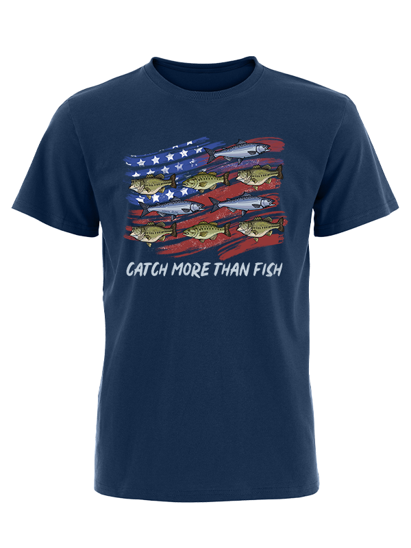 Catch More Than Fish Vintage Cotton Tee