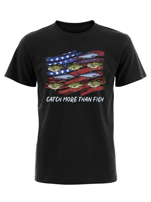 Catch More Than Fish Vintage Cotton Tee