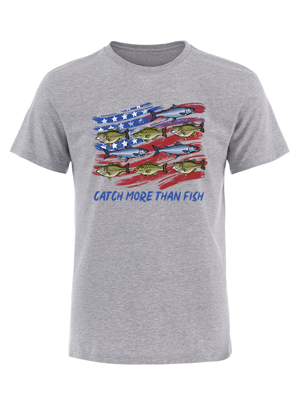Catch More Than Fish Vintage Cotton Tee